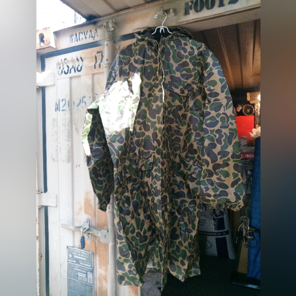 Camouflage PVC American Clearwater rainwear szXL